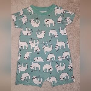 Carters sloth print onsie